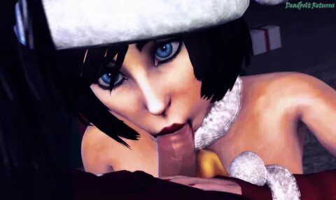 a Kiss under Elizabeth s Mistletoe Elizabeth Elizabeth Comstock Bioshock Bi...