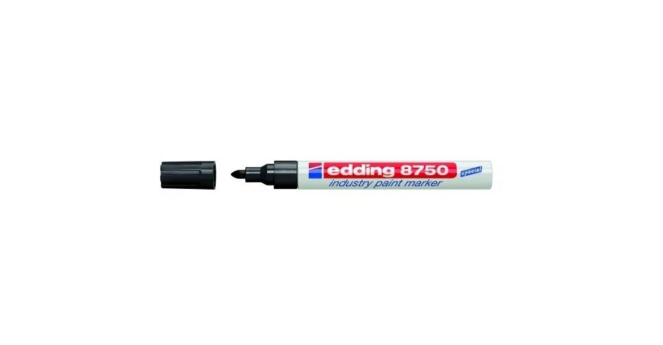 Маркер черный 4 мм. Edding e-8750/1. Маркер Edding 8750. Маркер Edding 8750 черный. Маркер Edding e-8750/001.