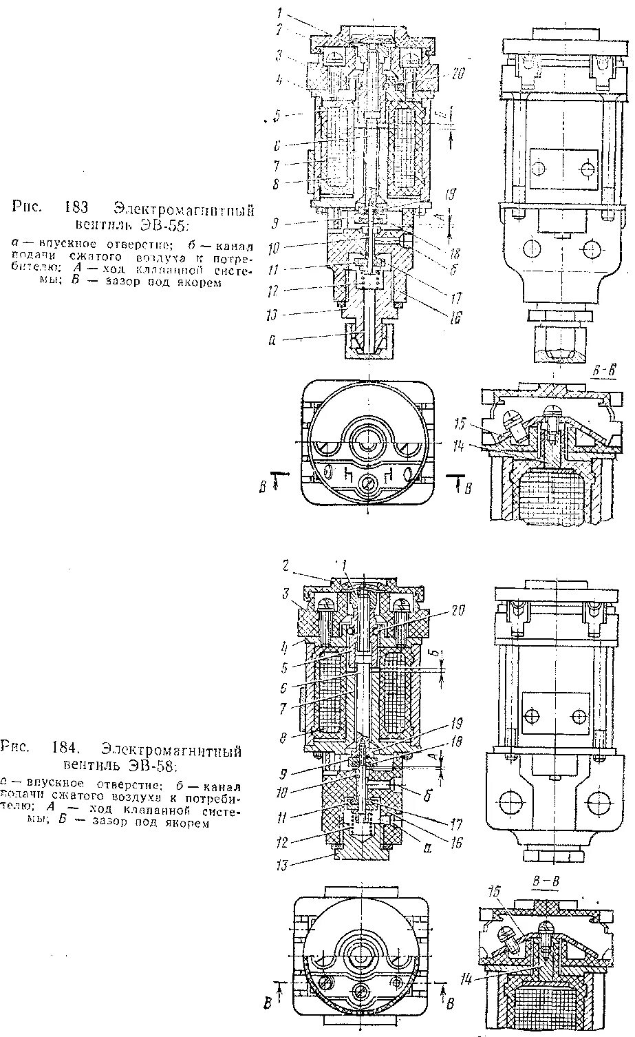 Назначение электромагнитного вентиля ЭВ-55,эв58. Электромагнитный вентиль ЭВ-55. Электропневматический вентиль ЭВ-55. Электромагнитные вентили ЭВ 55 ЭВ 58.