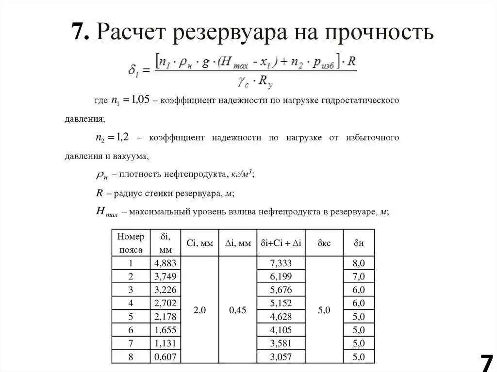 Величина давления резервуаров. Расчет стенки резервуара на прочность. Пример расчета вертикальных резервуаров на прочность. Расчет резервуара на прочность и устойчивость. Расчетная схема для расчета стенки резервуара на устойчивость.