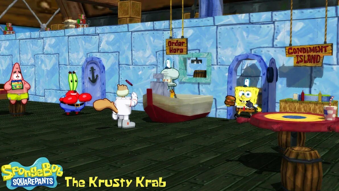 Губка боб безумие. Бикини Боттом Krusty Krab. КРАСТИ Крабс изнутри. КРАСТИ Крабс ЛОВУШКА для крабов. КРАСТИ краб внутри.