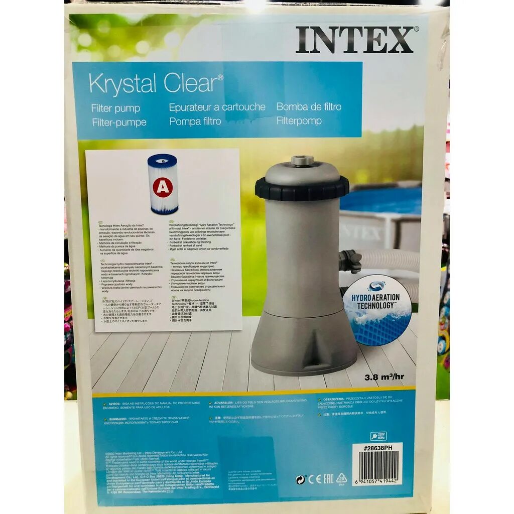 Intex Filter Pump 28638. Фильтр-насос Intex 28638. 28638 Intex фильтр-насос для бассейна. Фильтр Интекс Krystal Clear.