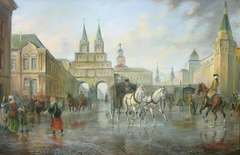 Картины старой москвы