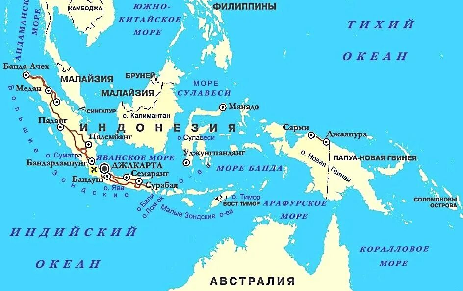 Большие зондские острова на карте евразии. Границы Индонезии на контурной карте. Индонезия и Филиппины на карте.