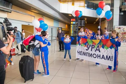 Встреча спортсменов