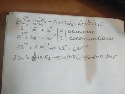 Cu hno3 cuno32 no h2o электронный баланс