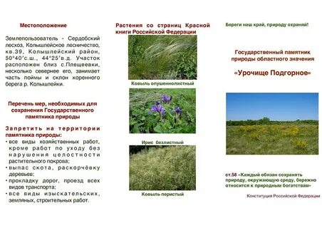 Природные богатства пензенской