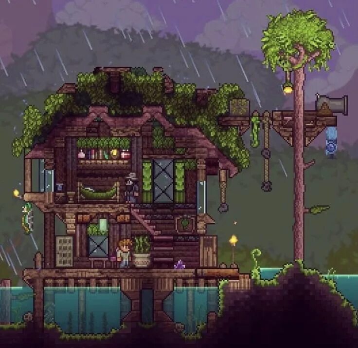 Survival Games Terraria, Ideias de casas, Edifícios minecraft