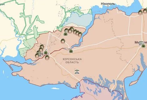 Карта днепра херсонская область