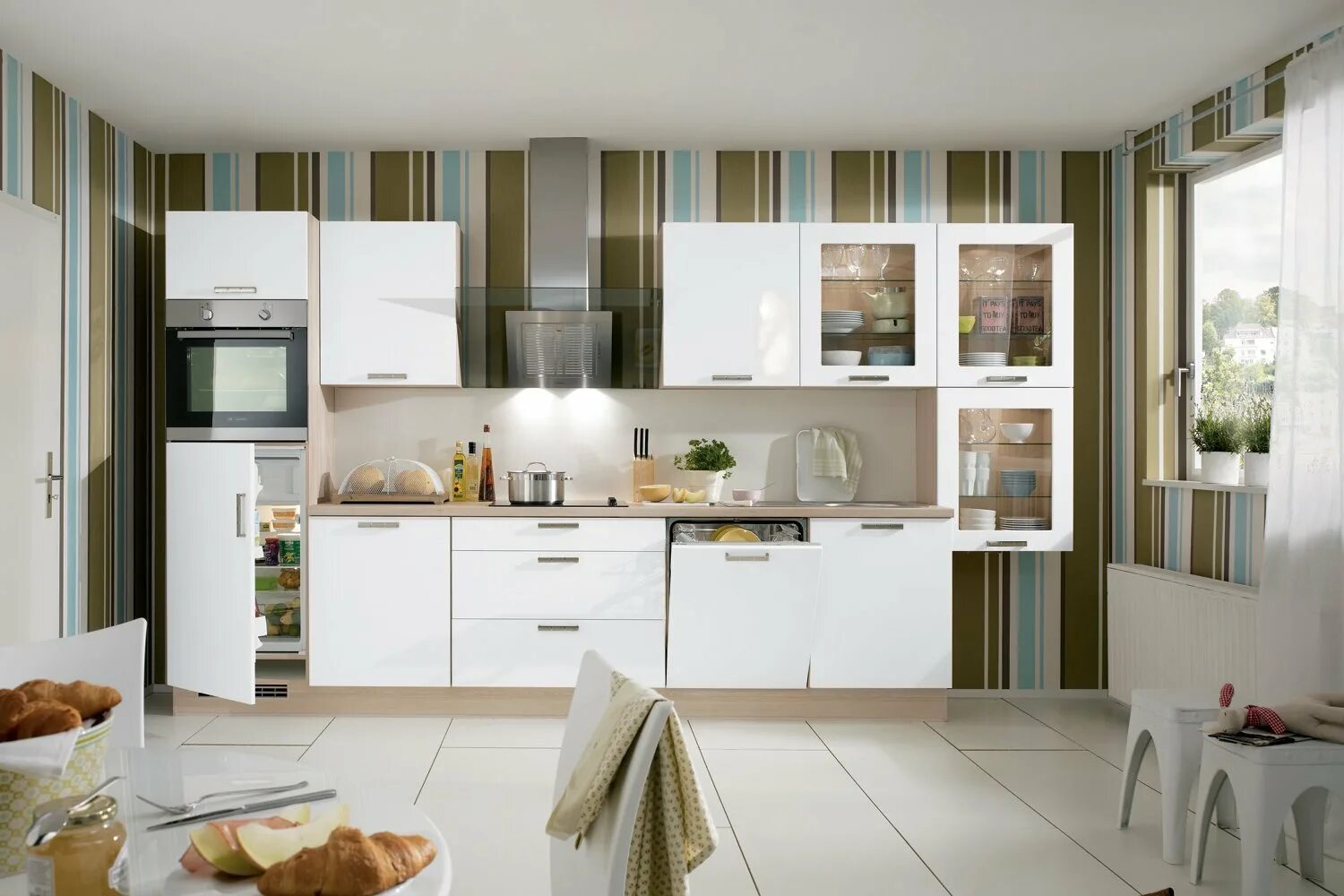 White is always Right Contemporary German Kitchens #interior #home #kitchens #de