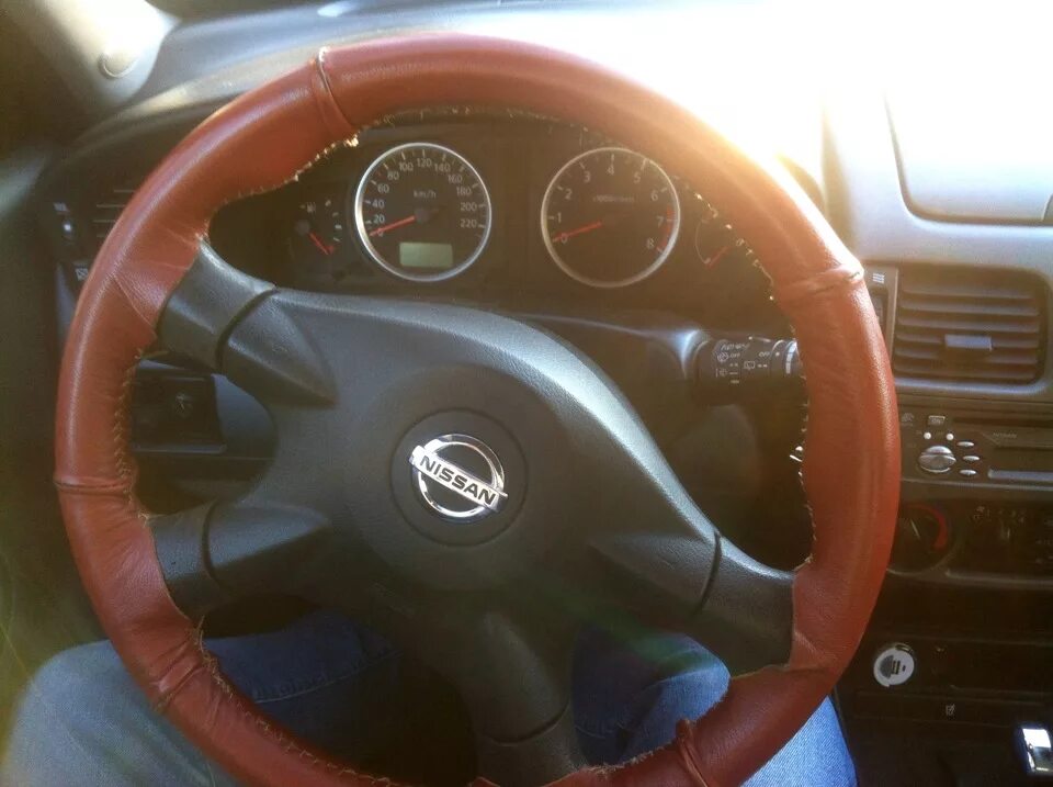 Как снять руль альмера н16 Установка кожаного мультируля в N16 LUXURY Nissan Almera II (N16), 1,5 л, 2005