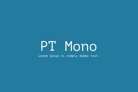 Mono font