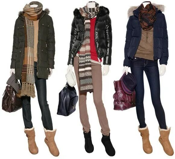 Многослойная одежда зимой. Тепло и стильно одеться зимой. Сочетание стиля одежды зима. Стильная зимняя женская одежда.