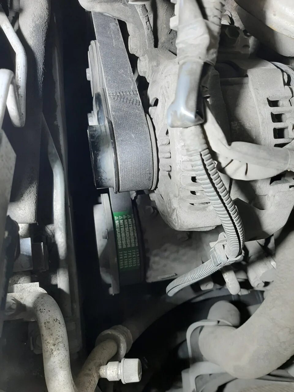 Замена обводного ремня - Toyota Camry (XV40), 2,4 л, 2007 года расходники DRIVE2