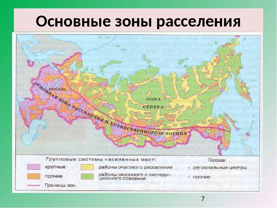 Включи расселение. Сельское расселение в разных природных зонах России. Основная зона расселения людей России карта. Расселение населения по карте России. Полоса расселения России на карте с городами.