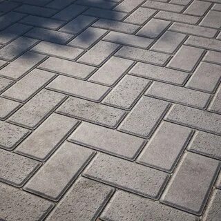 Скол тротуарной плитки