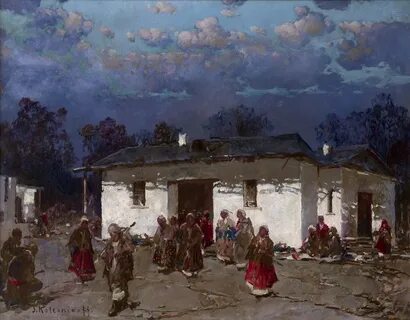 Деревенская сцена