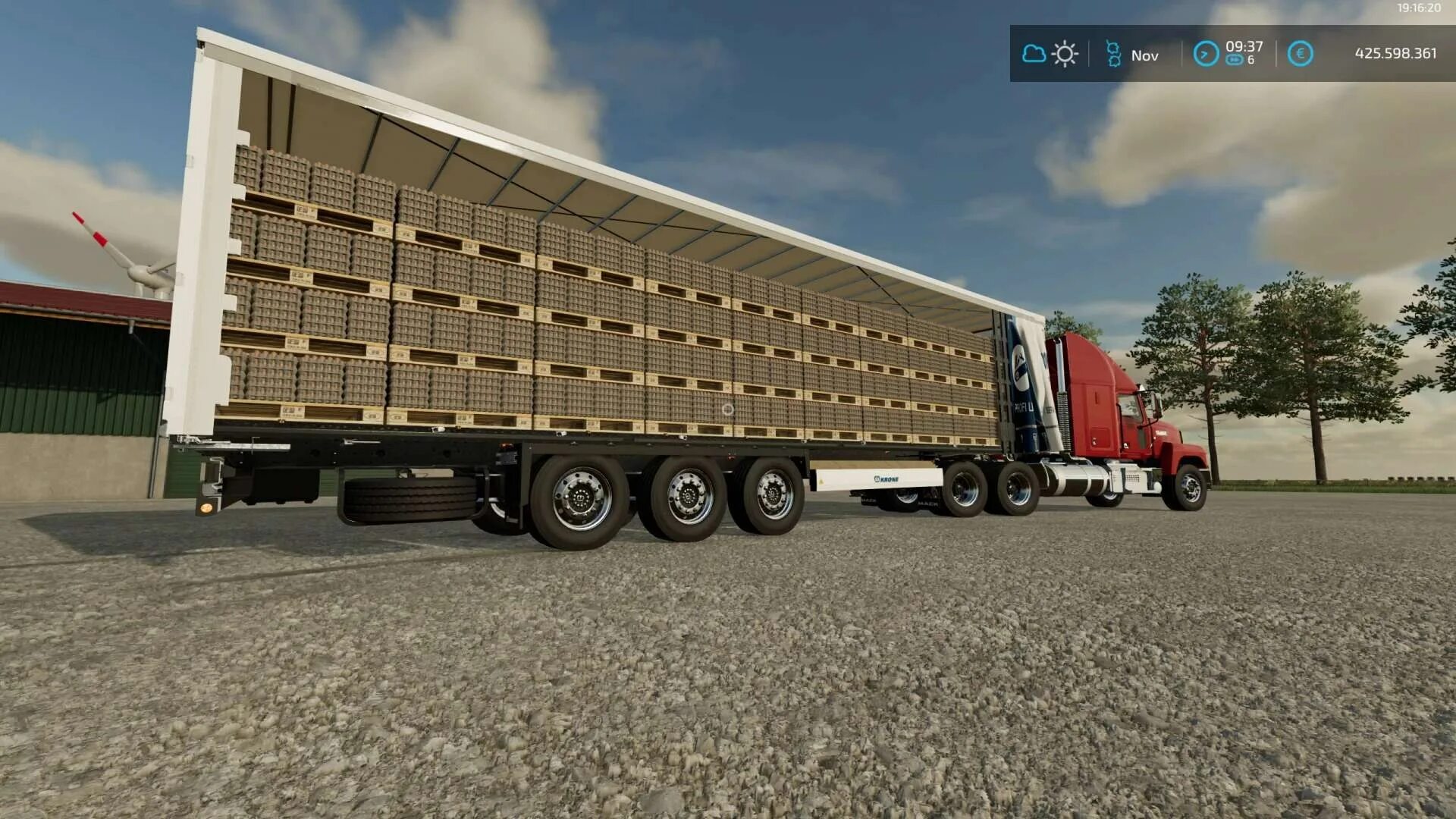 Прицепы с автозагрузкой farming simulator