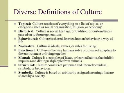 Define culture
