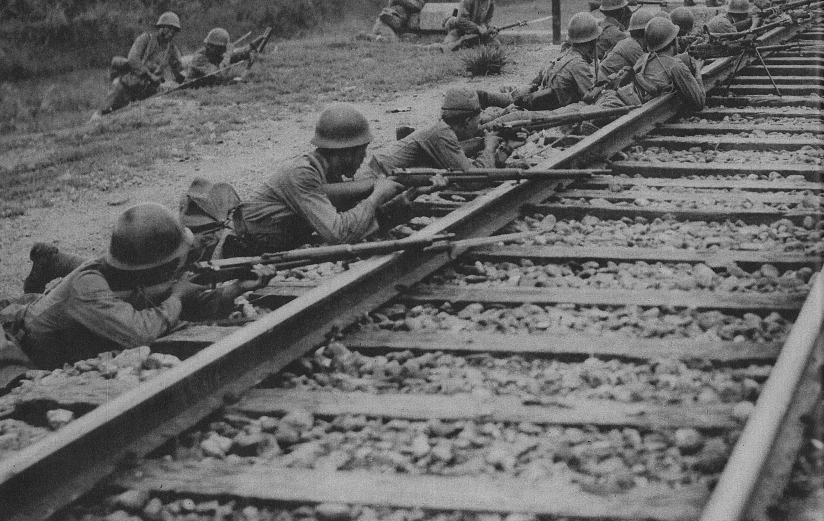 Страна на военные рельсы. Солдаты Японии второй мировой войны. КВЖД 1929.