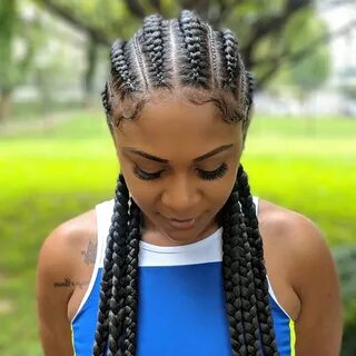 Ghana Hair Braids : Beautiful Line Braids For Round Faces African.