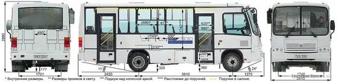 Паз технические характеристики