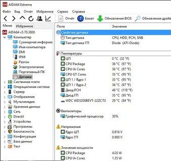 Aida64 процессор