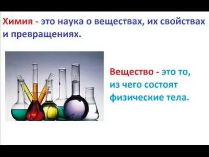 Химия это наука о превращениях