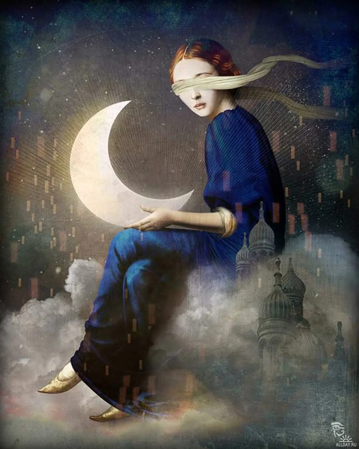 Месяц женщины. Кристиан Склое (Christian Schloe). Художник Кристиан Шлое. Кристиан Шлое (Christian Schloe)сюрреализм. Художник Кристиан Шлое картины.