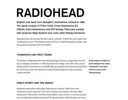 Radiohead перевод