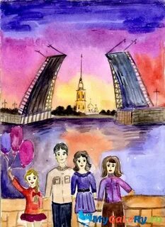 День санкт петербурга рисунки