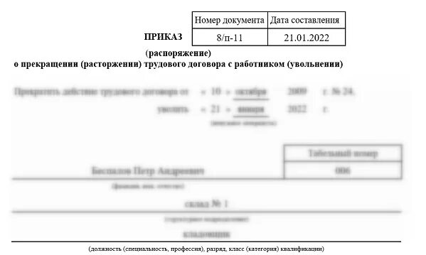 Приказ об увольнении 2022. Форма т-8 приказ о прекращении трудового договора с работником. Увольнение по соглашению сторон приказ 2022.