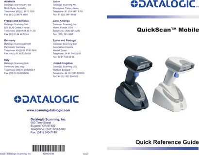 Scan инструкция