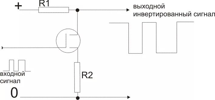 Как инвертировать сигнал. Инвертирование сигнала на транзисторе. инвертировать сигнал. инвертирование сигнала через транзистор. как инвертировать сигнал транзистором.