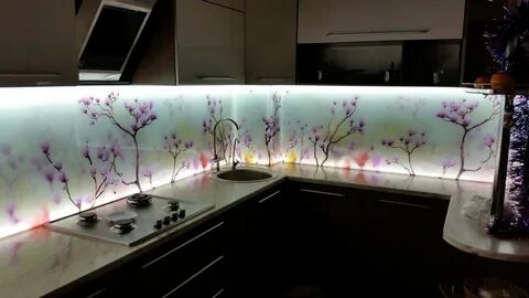 Стекло с рисунком для кухни