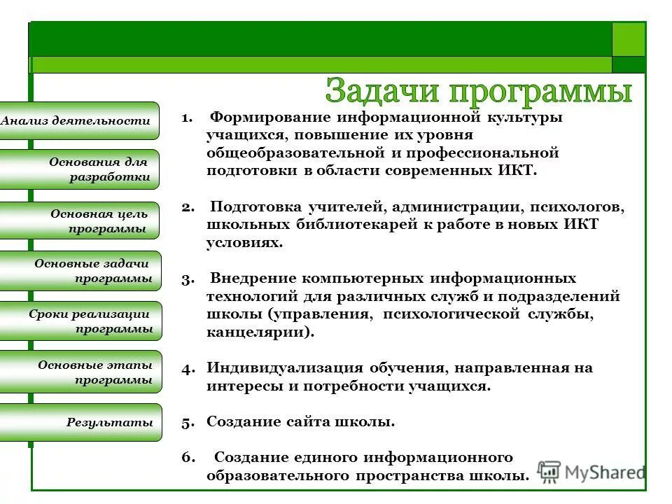 Программа культурное пространство