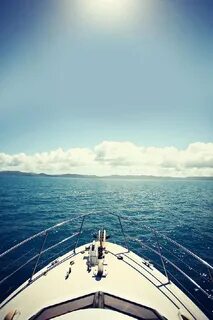 Вид с корабля на море