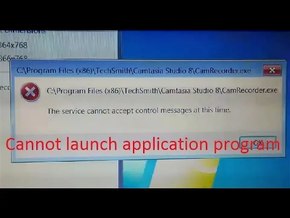 Cannot launch