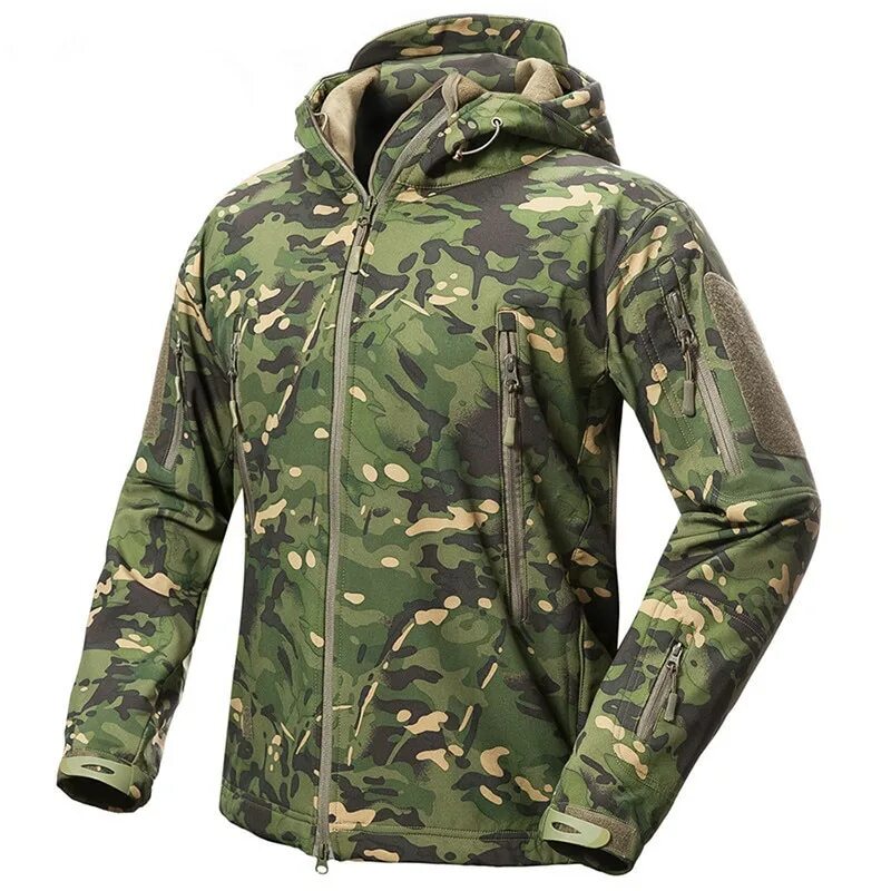 Флисовая мужская военная. Мужская тактическая куртка REFIRE Gear. Костюм Shark Skin Soft Shell. Куртка Softshell м65 мультикам. Green Multicam камуфляж зеленый.