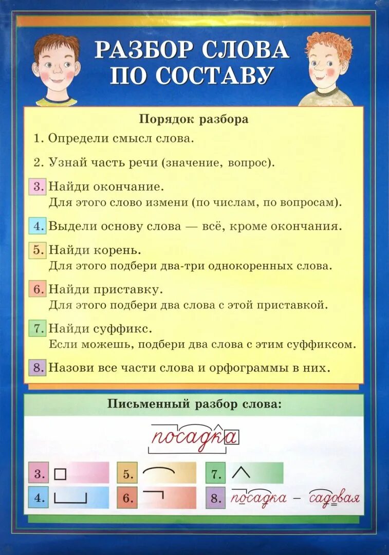 Анализ слова школа