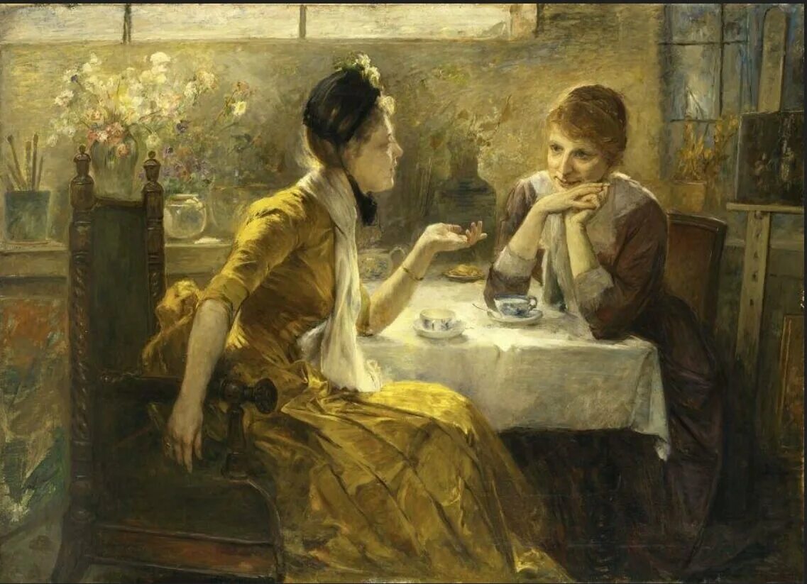 С разговором со сюжетом. Bertha Wegmann 1847 1926 художник. Bertha Wegmann живопись.