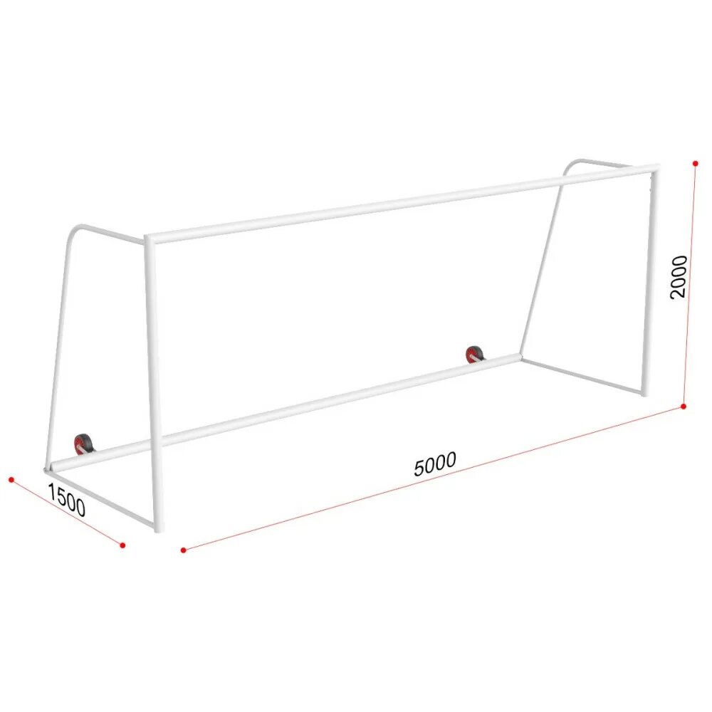 Высота футбольных ворот 2 метра. Ворота футбольные 5х2 с противовесом. Футбольные ворота 5х2 чертеж. Чертеж футбольных ворот 5х2. Футбольные ворота 5х2.