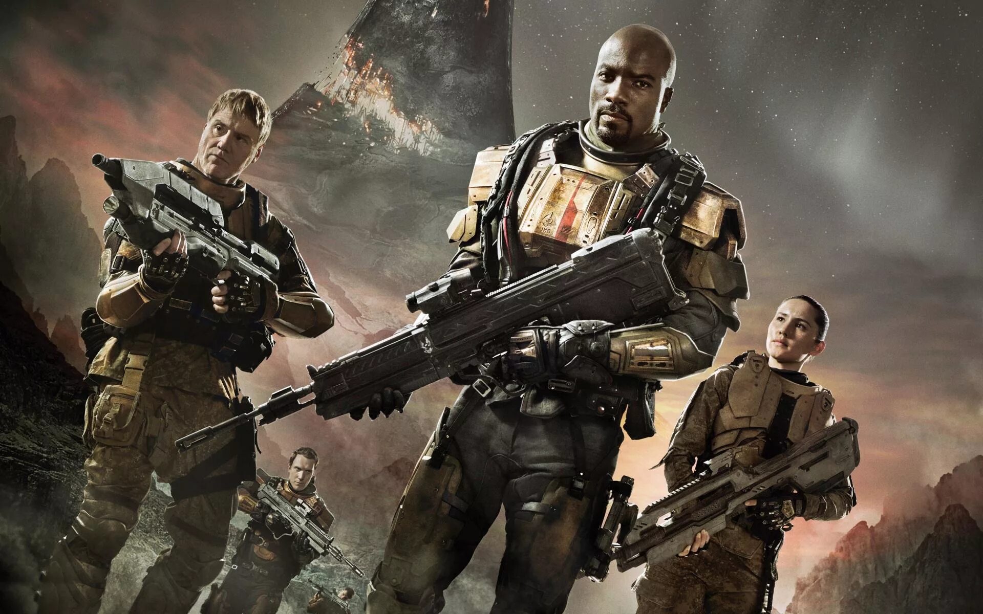 Halo: сумерки (2014). Хало сумерки. Halo nightfall. Halo: сумерки / halo: nightfall (2014) / фантастика. Halo сумерки.