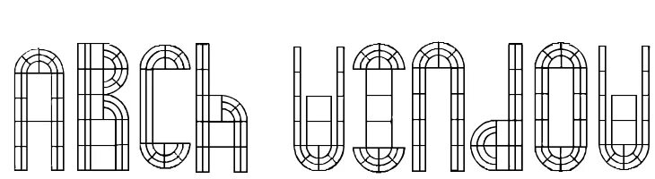 Font arch. Arch шрифты.