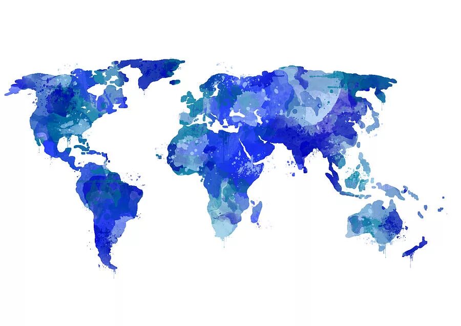 Карта цвета синего. Голубая карта. Карта географическая голубой. Диджитал карта. Карта мира голубая.