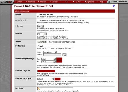 Pfsense порты