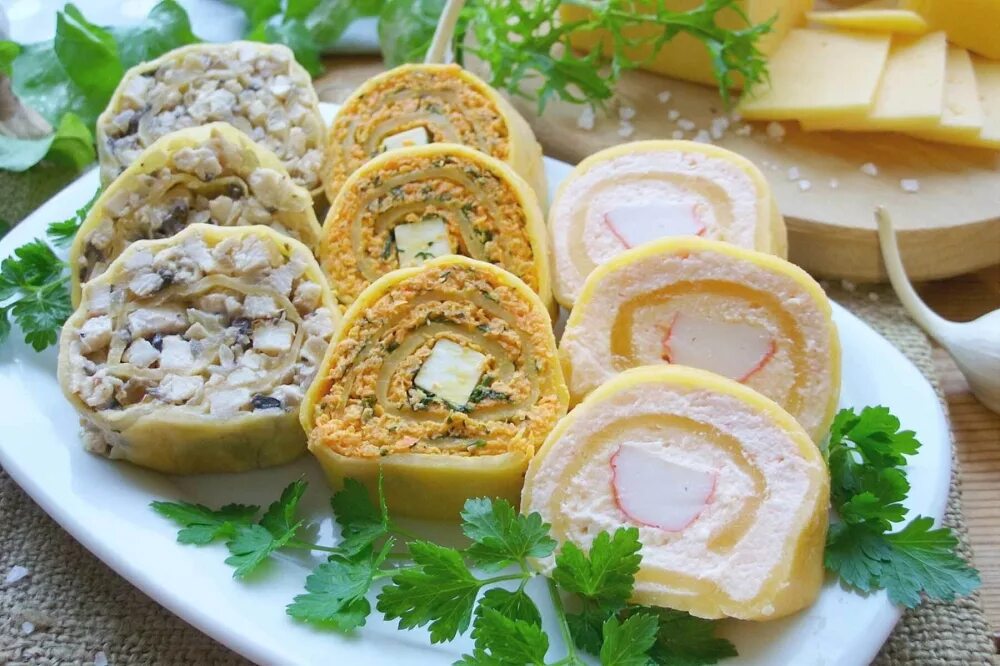 Рулет с начинкой рецепт