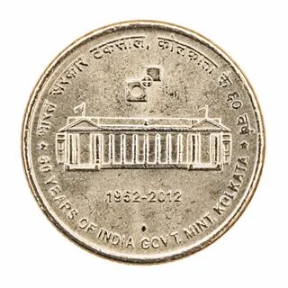 Монета номиналом 5
