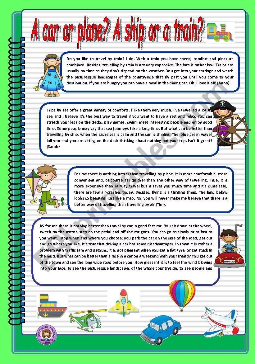 Travelling reading task. Travelling by train worksheets. задания по теме travelling. means of transport reading comprehension. transport in english worksheets.