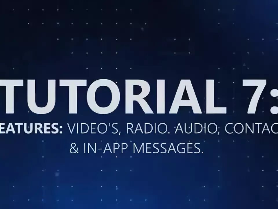 Tutorial builder. Tutorial builder
